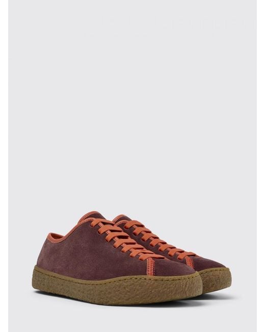 Camper Brown Peu Terreno Suede Sneakers