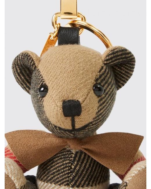 Burberry Natural Thomas Cashmere Keychain