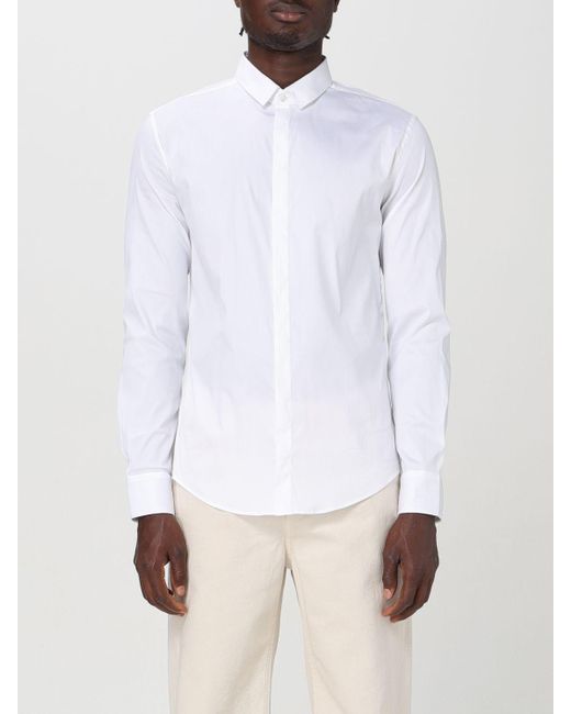 Chemise Emporio Armani pour homme en coloris White