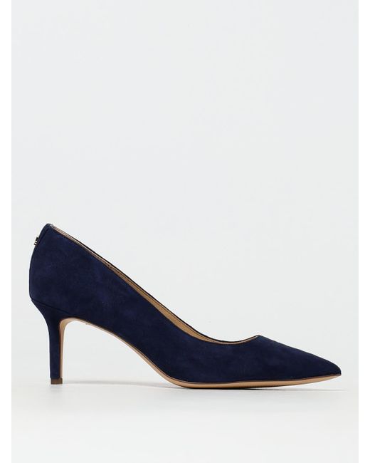 Ralph Lauren Blue Pointedtoe Suede Heels