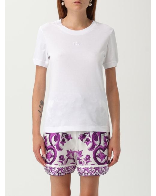 Dolce & Gabbana White Essential Basic T-Shirt