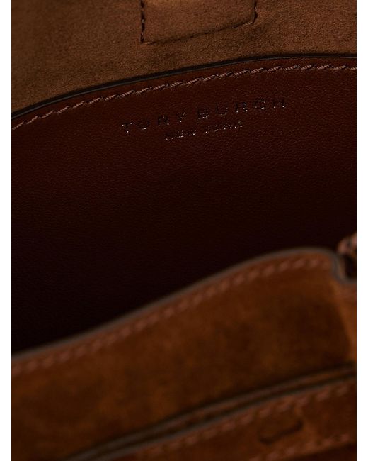 Tory Burch Brown Romy Suede Bag