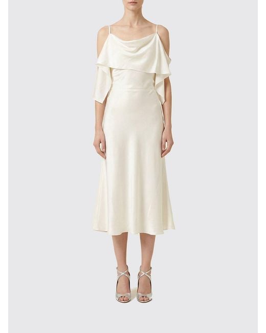 MM6 by Maison Margiela Natural Satin Dress