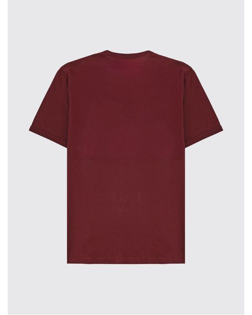 Fred Perry Cotton T-Shirt With Embroidered Logo for men
