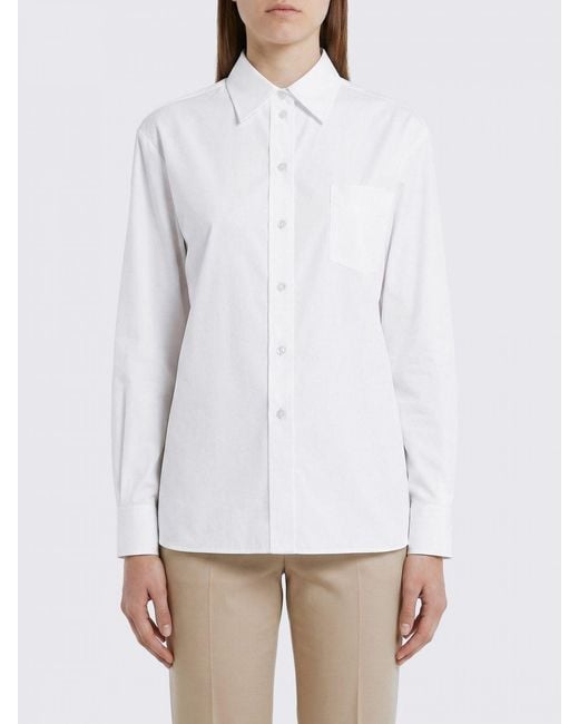 Etro White Cotton Shirt With Paisley Print