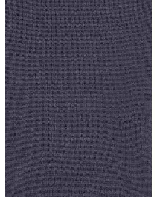 Aspesi Blue Basic Cotton T-Shirt for men
