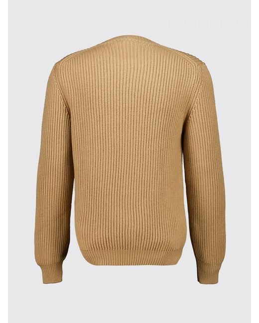 Fendi Blue Wool Crew Neck Pullover for men
