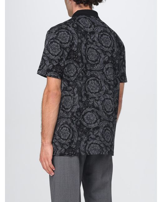 Versace Black Polo Shirt for men