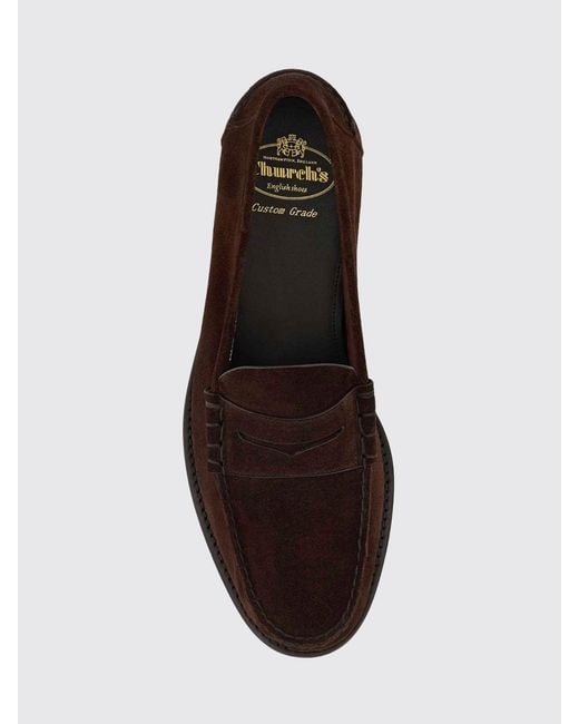 Church's White Rowley Brushed Leather Loafers for men