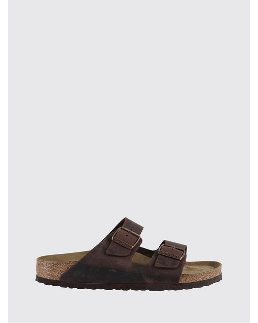 Birkenstock White Arizona Oiled Leather Sandal for men