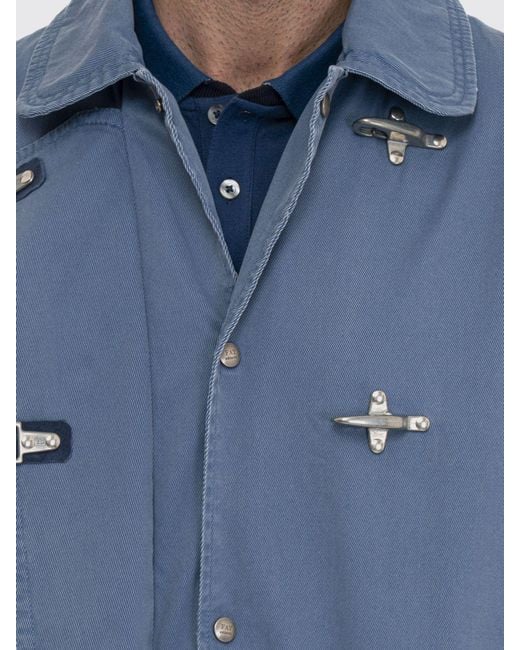 Fay Blue Classic Cotton Jacket for men