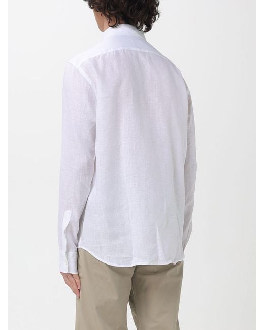 Aspesi White Linen Shirt for men