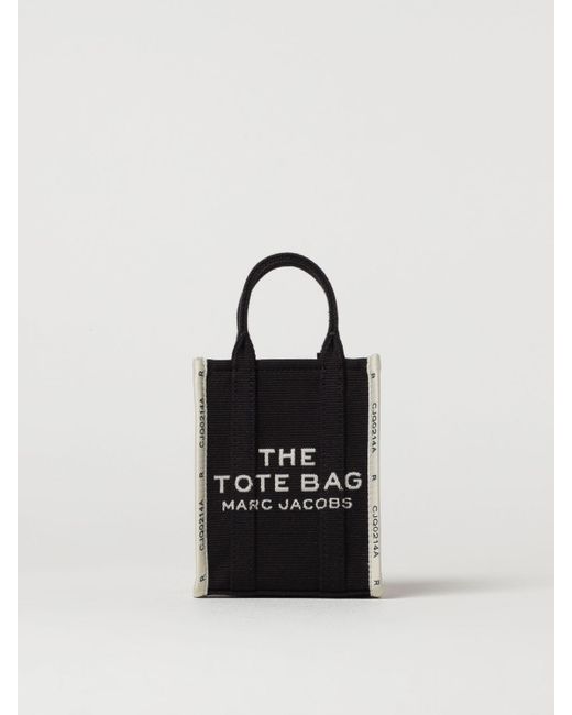 Borsa The Tote Bag in pelle a grana di Marc Jacobs in Black