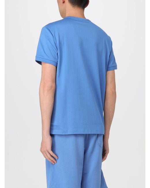 T-shirt in cotone stretch di Sun 68 in Blue da Uomo