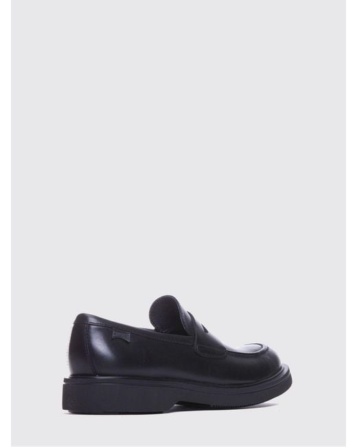 Camper Blue Norman Leather Loafers for men