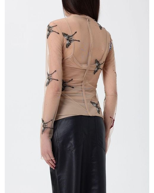 Blumarine Natural Jersey Top