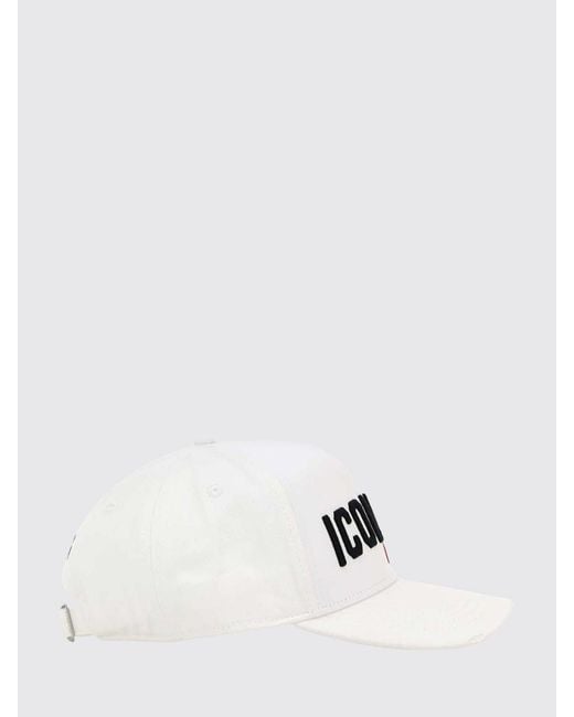 Cappello Uomo di DSquared² in White da Uomo