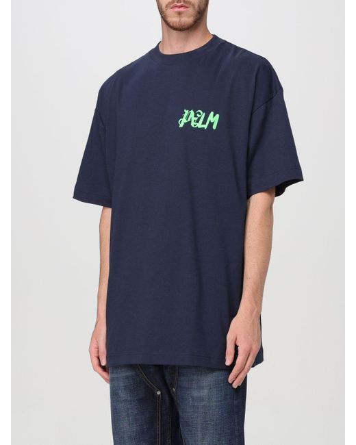 T-shirt Palm Angels pour homme en coloris Blue