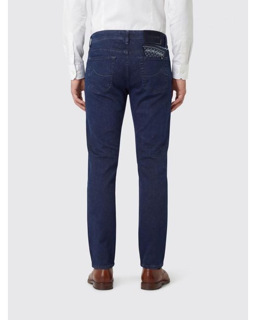 Jacob Cohen Blue Slim Fit Cotton Denim Jeans for men
