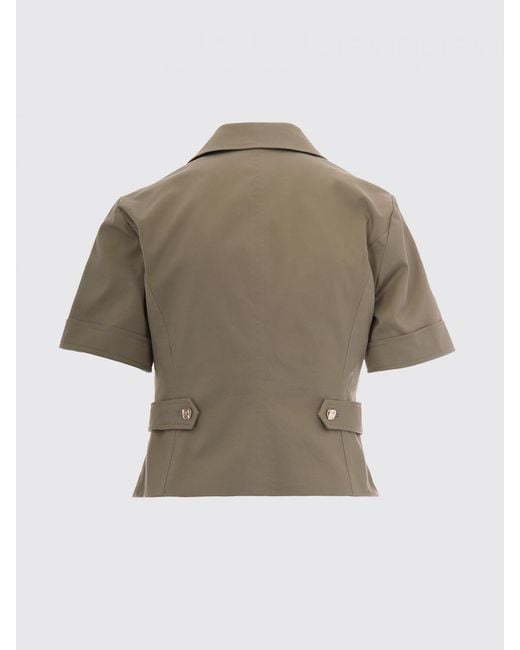 Liu Jo Green Cotton Blazer