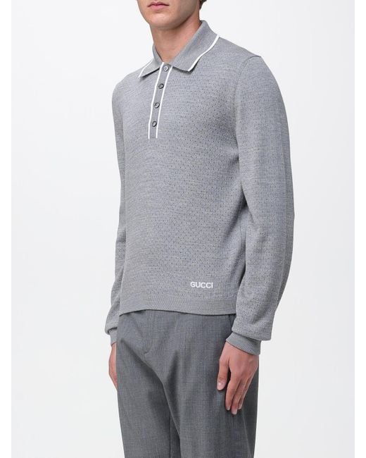 Polo Homme Gucci pour homme en coloris Gray