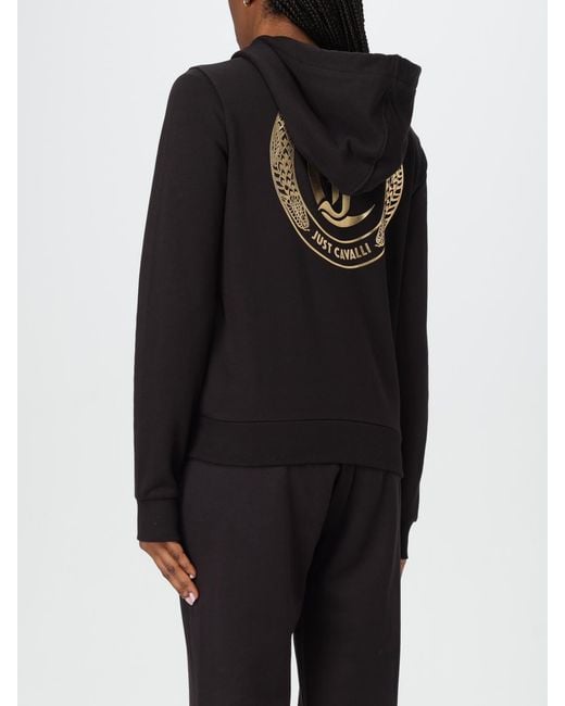 Just Cavalli Black Sweatshirt
