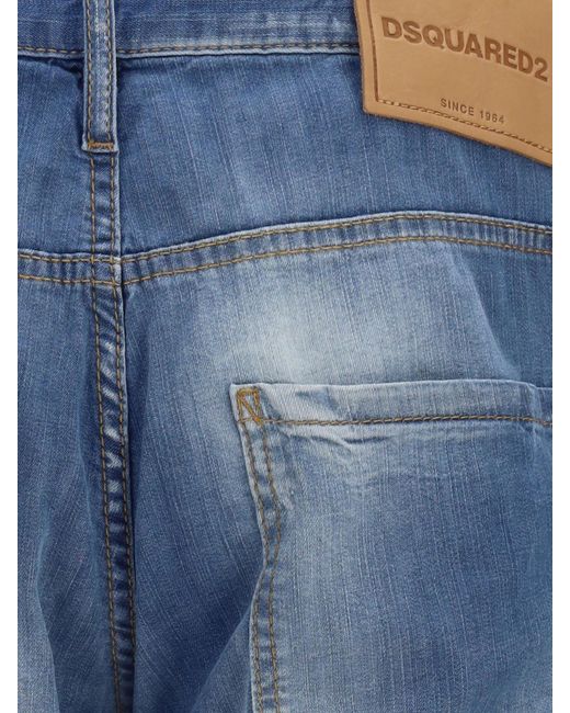 DSquared² Blue Skinny Fit Stretch Denim Jeans for men