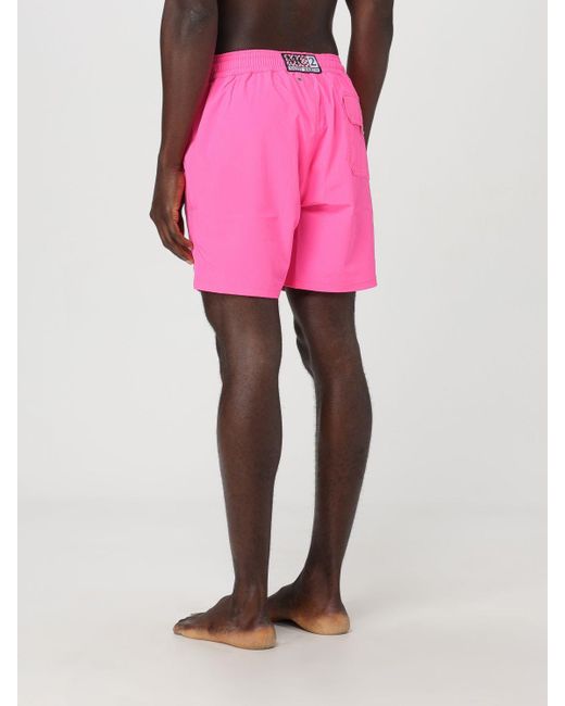 Mc2 Saint Barth Pink Swimsuit for men
