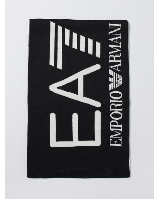 Bufanda Hombre EA7 de hombre de color Black