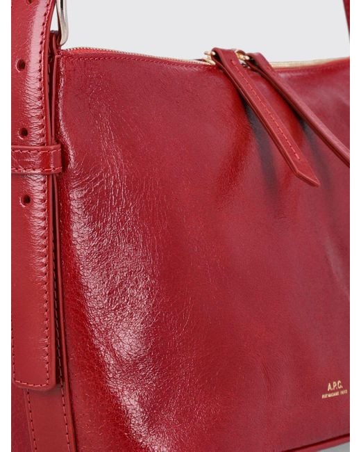 A.P.C. Red Handbag