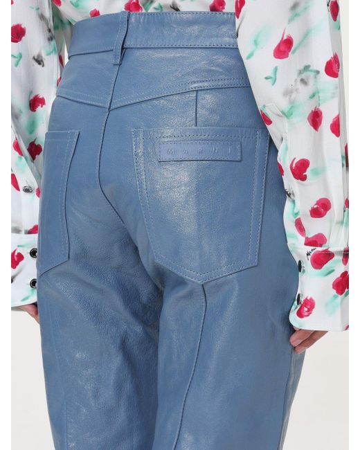 Pantalon Marni en coloris Blue