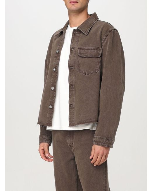 Our Legacy Brown Denim Jacket for men