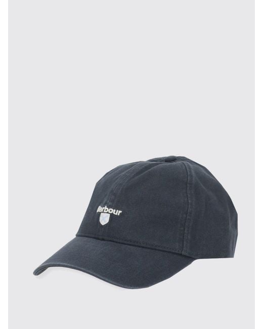 Sombrero Cascade De Algodón Con Logo Bordado Barbour de hombre de color Blue