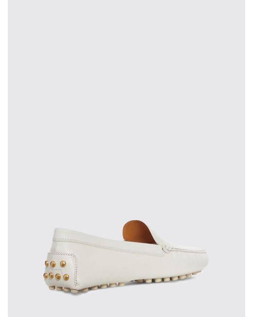 Tod's Natural Leather Driving Loafer