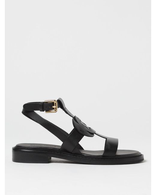 See By Chloé Black Flat Sandals See By Chloé