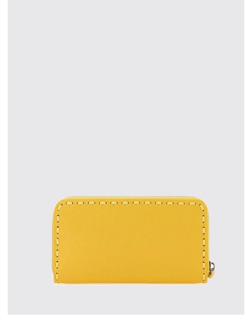 Fendi Yellow Wallet