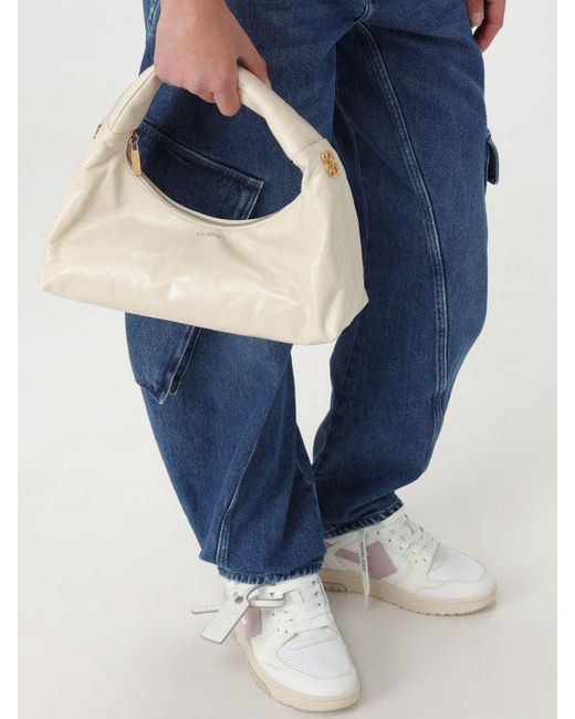 Off-White c/o Virgil Abloh Natural Schultertasche