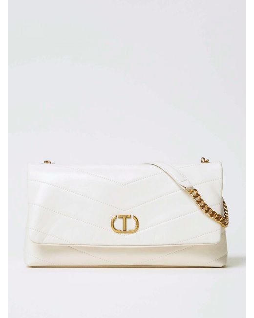 Twinset Natural Schultertasche Damen
