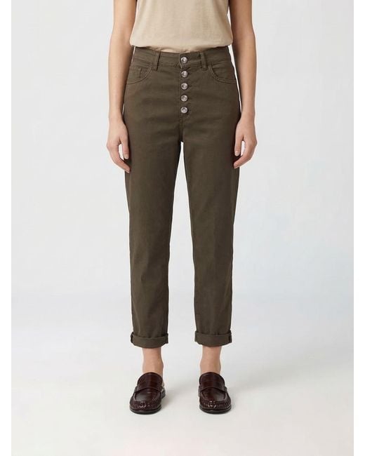 Dondup Natural Koons Cropped Fit Denim Jeans