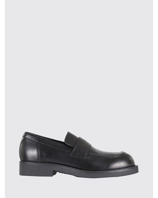 MM6 by Maison Margiela White Leather Loafers for men