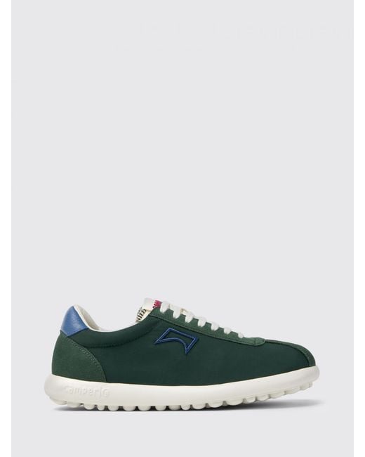 Camper Green Pelotas Xlf Recycled Fabric And Leather Sneakers