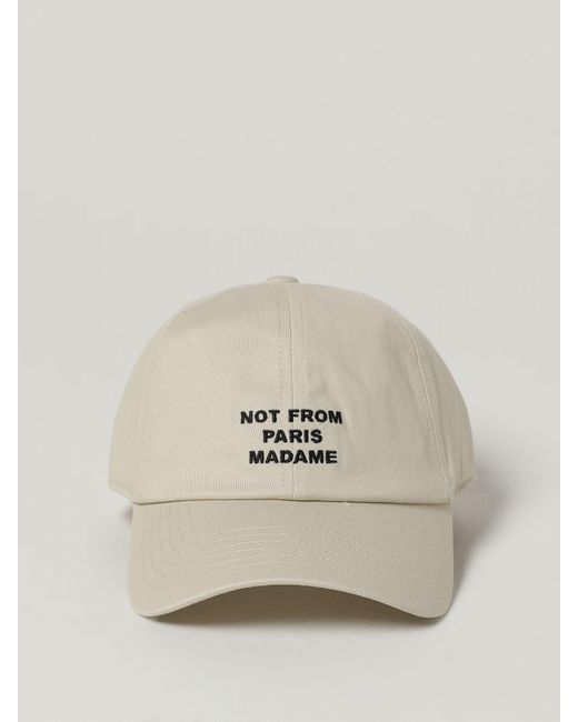 Cappello Da Baseball di Drole de Monsieur in Natural da Uomo