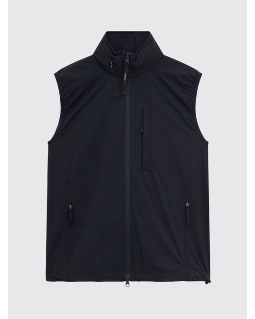 Aspesi Blue Stretch Technical Fabric Vest for men