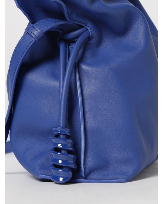 Loewe Blue Leather Flamenco Clutch
