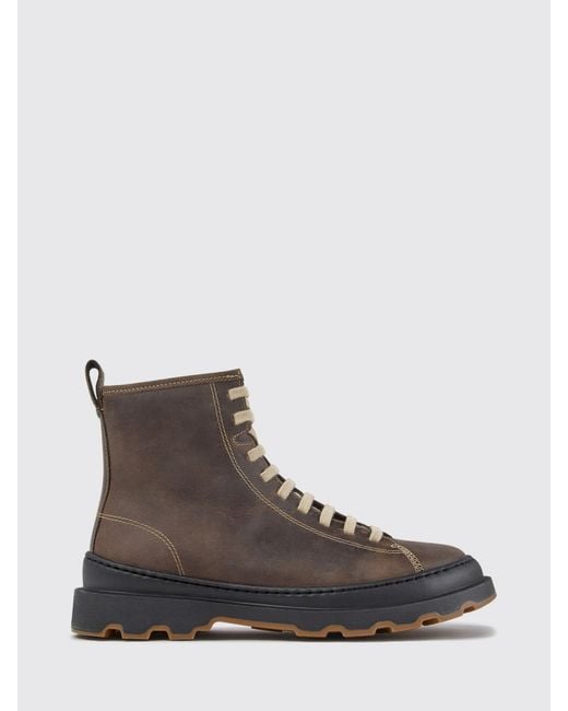 Anfibi Stringati Brutus di Camper in Brown