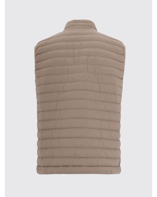 Colmar Brown Quilted Padded Nylon Vest for men