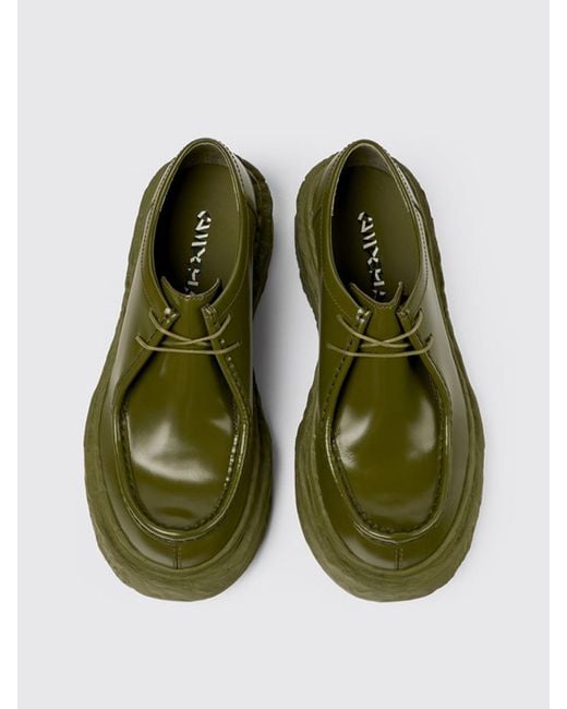 Zapatos de cordones Camper de hombre de color Green