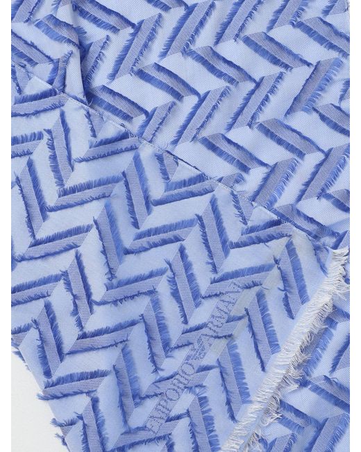Emporio Armani Blue Scarf