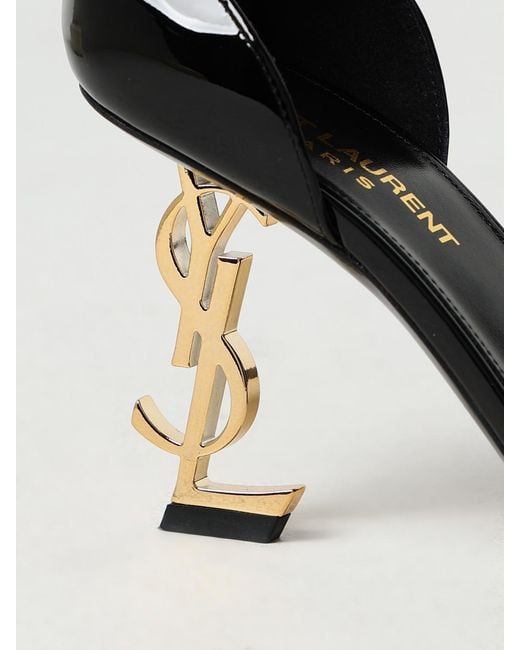 Saint Laurent White Heeled Sandals