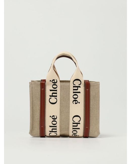 Chloé Natural Schultertasche Damen